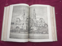 1898 JAN-DEC THE BUILDER U. K. MAGAZINE BOUND VOLUMES - 2 VOLS - FOLD OUTS - C 4
