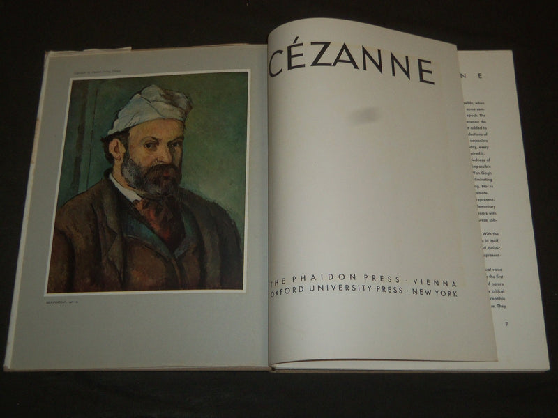 1939 CEZANNE HARDCOVER BOOK - SECOND EDITION - NICE PRINTS - KD 3599