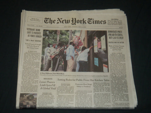 2020 MAY 12 NEW YORK TIMES - DEMOCRATS PRESS FOR AID TO STATES, BUT GOP IS SPLIT