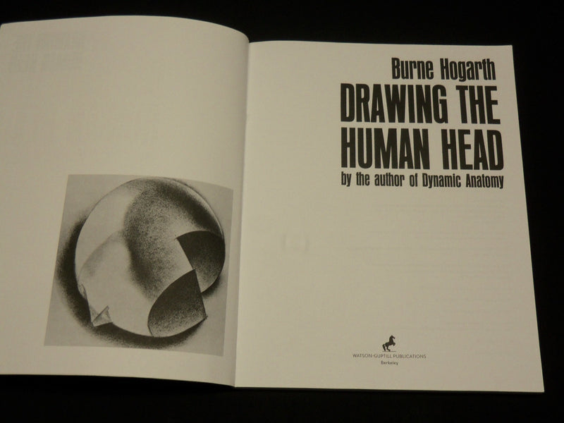 2002 DRAWING THE HUMAN HEAD SOFTCOVER BOOK BY BURNE HOGARTH - I 1981