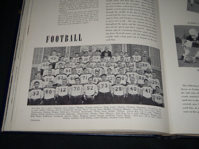 1945 THE NUTMEG UNIVERSITY OF CONNECTICUT YEARBOOK - JUNIOR CLASS - YB 1552