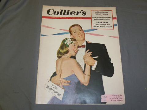 1952 NOVEMBER 22 COLLIER'S MAGAZINE - COCA-COLA AD ON BACK COVER - B 6449
