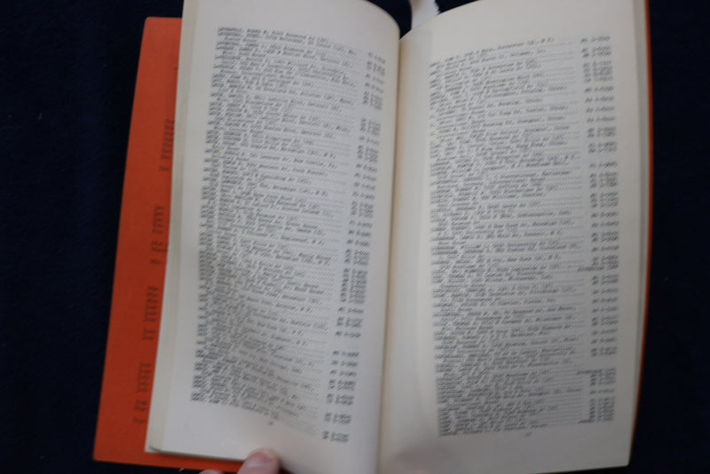 1949-1950 THE UNIVERSITY OF CHICAGO STUDENT DIRECTORY SOFTCOVER BOOK - K 866