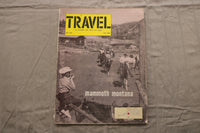 1957 JULY TRAVEL MAGAZINE - MANMOUTH MONTANA COVER - B 454P