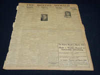 1910 APRIL 11 THE BOSTON HERALD NEWSPAPER - REULBACH IS CRITICALLY ILL - BH 400