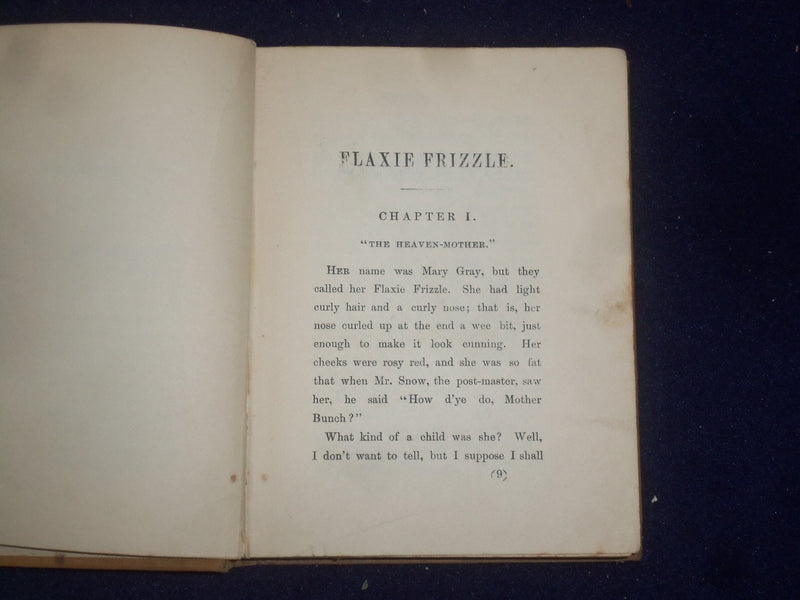 1904 FLAXIE FRIZZLE HARDCOVER BOOK BY SOPHIE MAY - KD 9073