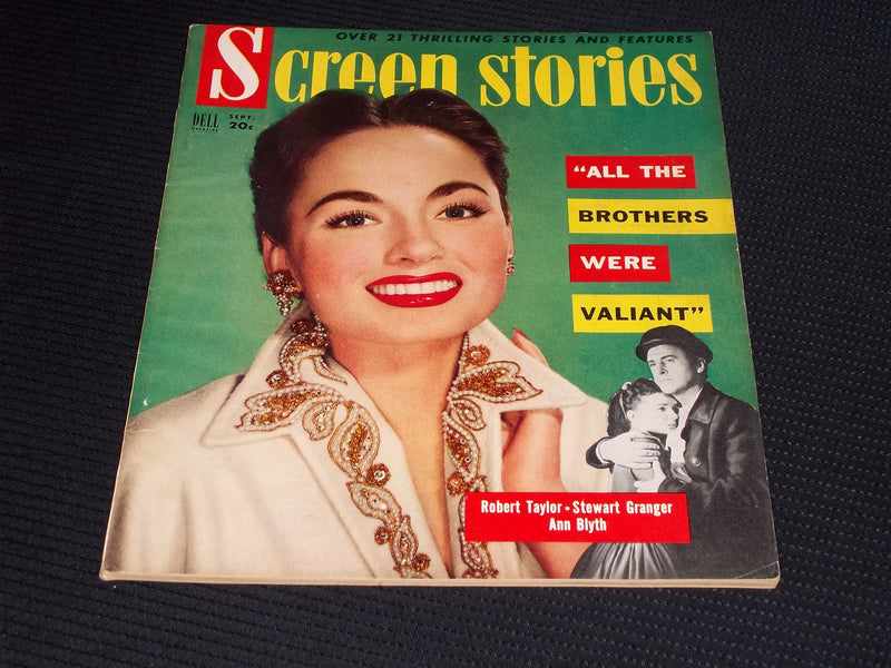 1953 SEPTEMBER SCREEN STORIES MAGAZINE - ANN BLYTH FRONT COVER - E 15872