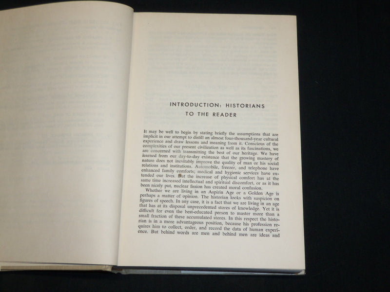1956 GREAT AGES AND IDEAS OF THE JEWISH PEOPLE BOOK BY LEO W. SCHWARZ - KD 2762S