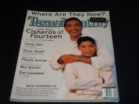 2001 SEPTEMBER TEXAS MONTHLY MAGAZINE - JOHN PAUL CISNEROS FRONT COVER - E 7594