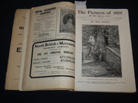 PICTURES OF 1905 PALL MALL MAGAZINE EXTRA - NICE PHOTOS & ADS - B 4128R