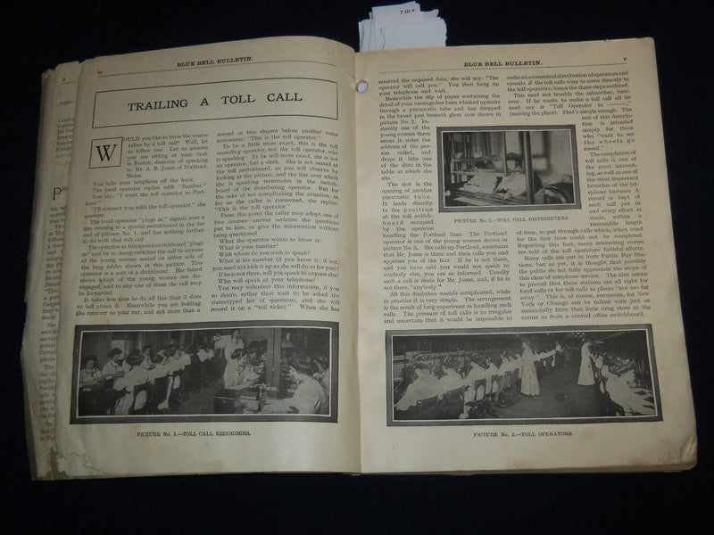 1909 NEW ENGLAND TELEPHONE & TELEGRAPH CO. WEST CENTRAL PHONE BOOK - J 8817