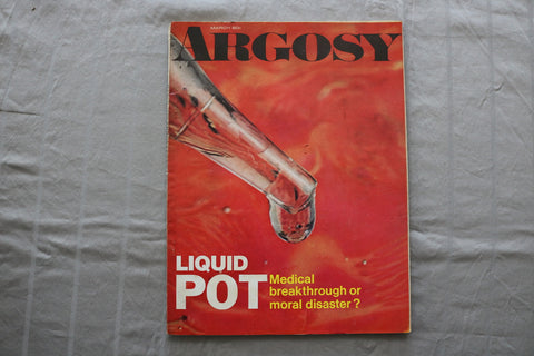 1969 MARCH ARGOSY MAGAZINE - LIQUID POT COVER - SP 6187T