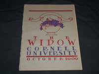 1909 OCTOBER THE WIDOW CORNELL UNIVERSITY MAGAZINE - NICE ILLUSTRATIONS - J 5743