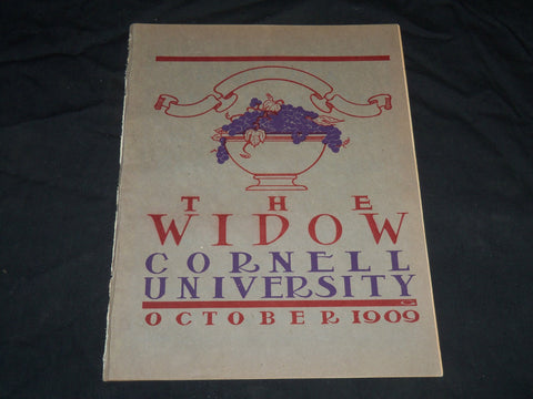 1909 OCTOBER THE WIDOW CORNELL UNIVERSITY MAGAZINE - NICE ILLUSTRATIONS - J 5743