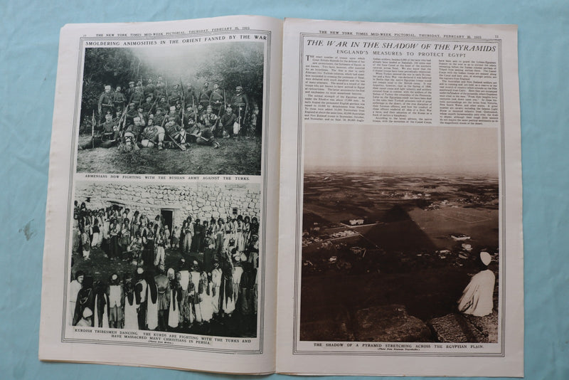 1915 FEB 25 NEW YORK TIMES MID-WEEK PICTORIAL - LONG WAY TO BRITTANY - NP 9129