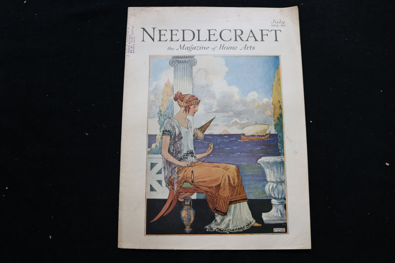 1929 JULY NEEDLECRAFT MAGAZINE - A BEAUTIFULLY ILLUSTRATED COVER - E 9920