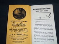 1940 BETTER BOWLING HOW IT'S DONE BOOK - 13TH EDITION - J 8651