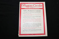 1924 APR THE DRUGGISTS CIRCULAR MAGAZINE - A.PH.A. HEADQUARTERS COVER - B 1126G