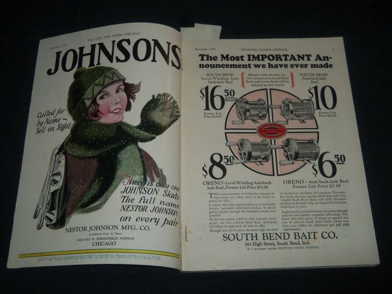 1925 NOVEMBER THE SPORTING GOODS DEALER MAGAZINE - GREAT PHOTOS & ADS - J 3908