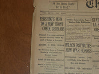 1918 MARCH 7 NEW YORK TIMES - PERSHING'S MEN ON A NEW FRONT - NT 8144