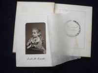 1878 GERTIE FRENCH MEMORIAL WREATH HARDCOVER BOOK - K 210