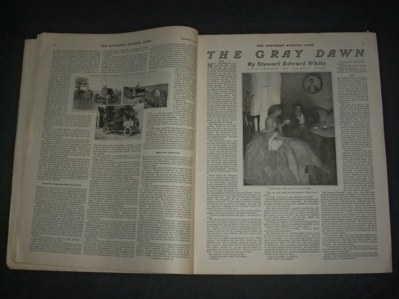 1915 SEPTEMBER 11 THE SATURDAY EVENING POST MAGAZINE- ILLUSTRATED COVER-SP 2471A
