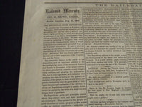 1860 AUGUST 30 RAILROAD MERCURY - LINCOLN - GROTON JUNCTION MASS - NP 614I