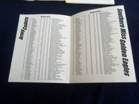 1998 OCTOBER 17 SOUTHERN MISSISSIPPI AT ARMY FOOTBALL GAME PRESS KIT - ST 4628E