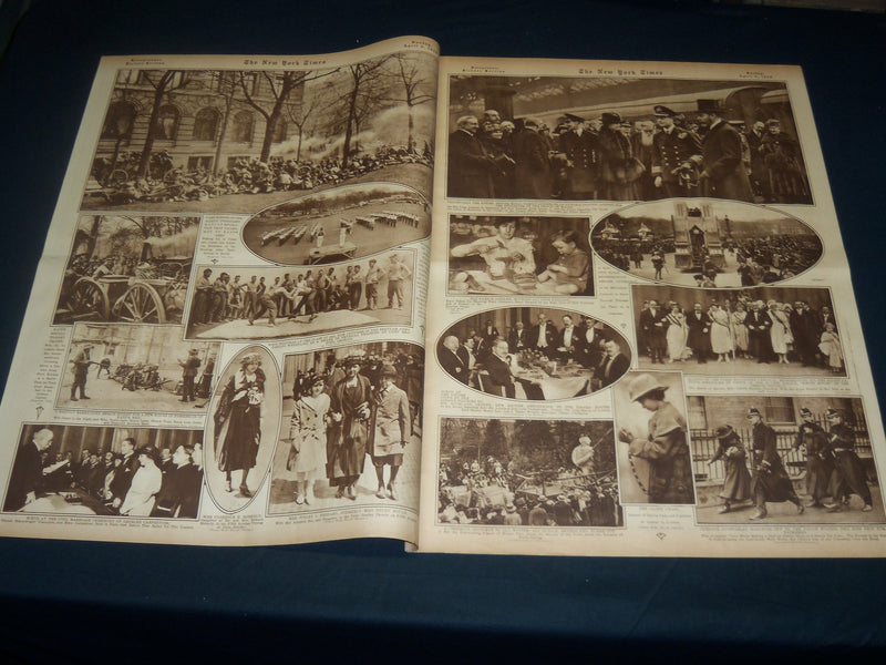 1920 APRIL 4 NEW YORK TIMES PICTURE SECTION - CHAPLIN - NICE PHOTOS - NT 8762