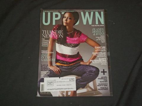 2013 APRIL/MAY UPTOWN MAGAZINE - THANDIE NEWTON COVER - B 1029