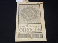 1924 THE MIRACLE STAGE PROGRAM - MAX REINHARDT - CLEVELAND - J 8010