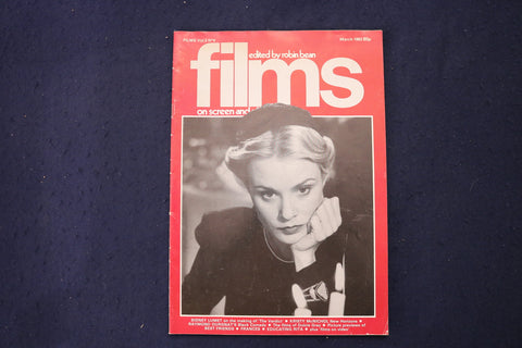 1983 FEBRUARY FILMS MAGAZINE - JESSICA LANGE COVER - E 19039
