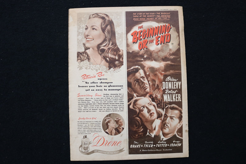 1947 JUNE 7 PICTUREGOER MAGAZINE - ANNE BAXTER COVER - E 26009