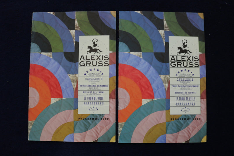 1985-1994 ALEXIS GROSS CIRCUS PROGRAMS - FRENCH - LOT OF 18 - O 3514