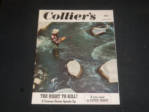 1950 APRIL 22 COLLIER'S MAGAZINE - THE RIGHT TO KILL? - SP 8349