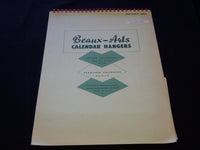 1958 BEAUX-ART HANGERS CALENDAR SALESMAN SAMPLE SHEETS BOOK - C 13
