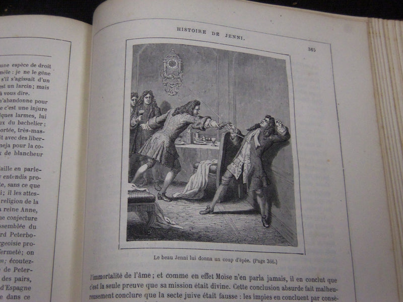 1867 ROMANS DE VOLTAIRE VOLUME - NICE ILLUSTRATIONS - KD 26