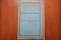 1907 THE WAREHOUSE AND GRAIN LAWS OF STATE OF MINNESOTA SOFTCOVER BOOK - K 3160