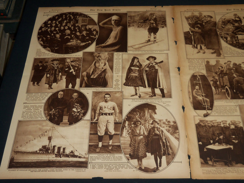 1921 FEBRUARY 27 NEW YORK TIMES PICTURE SECTION 4 & 5 - CLEMENCEAU - NT 8919