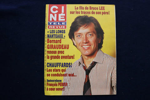 1986 FEBRUARY 13 CINE TELE REVUE MAGAZINE - BERNARD GIRAUDEAU COVER - E 11975