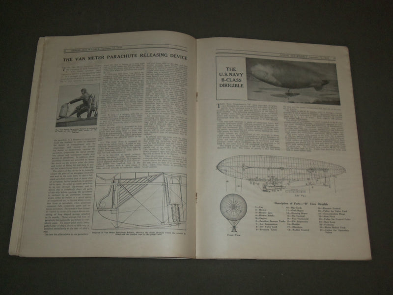 1919 SEPTEMBER 15 AERIAL AGE MAGAZINE - FIRST TRANS-CONTINENTAL DERBY - SP 8410