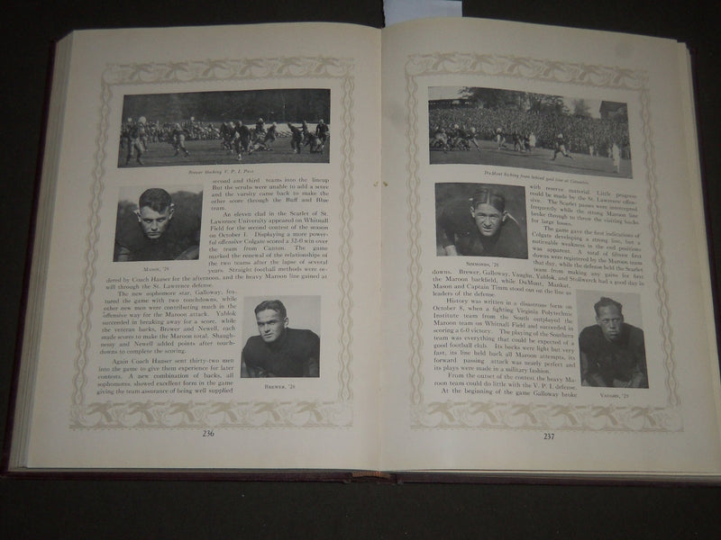 1929 SALMAGUNDI COLGATE UNIVERSITY YEARBOOK - HAMILTON NEW YORK - YB 1206