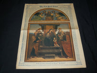 1913 MARCH 23 NEW YORK TIMES EASTER NUMBER SECTION - J. P. MORGAN ART - NP 5620