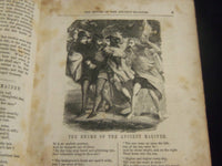 1853-1858 THE NATIONAL MAGAZINE BOUND VOLUME LOT OF 5 - NICE ILLUS. - KD 2011