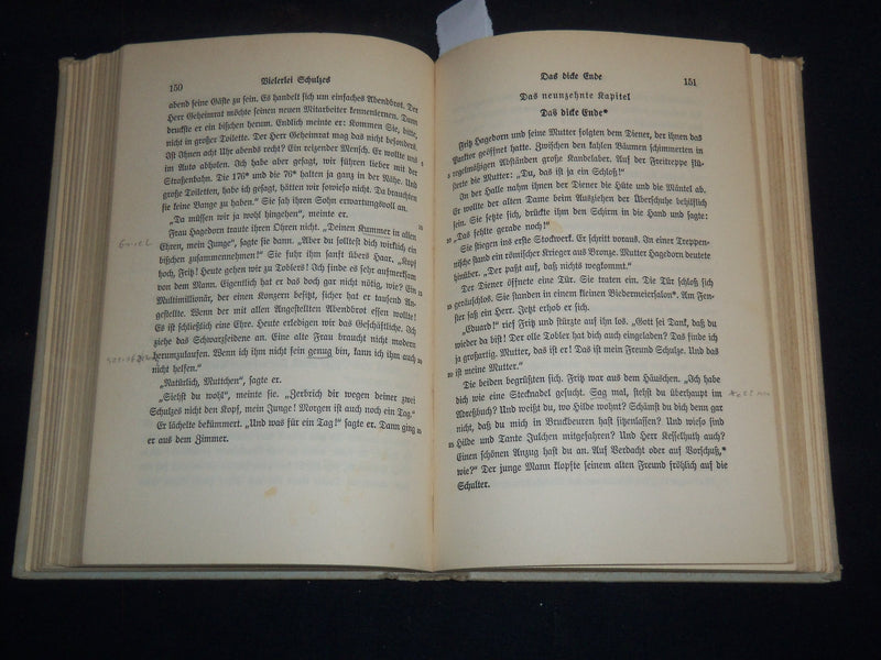 1940 DREI MANNER IM SCHNEE HARDCOVER BOOK BY ERICH KASTNER - KD 5980Q
