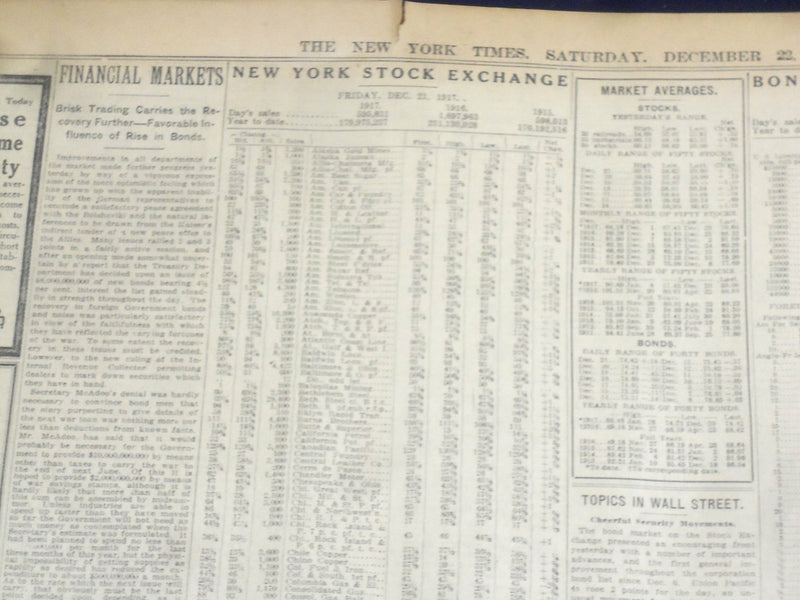 1917 DECEMBER 22 NEW YORK TIMES - ARMOUR NAMED IN PACKERS PLOT - NT 8270
