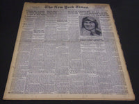1930 JUNE 24 NEW YORK TIMES - KINGSFORD-SMITH HOPS FROM IRELAND - NT 4938