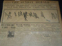 1906 NOVEMBER 18 THE BOSTON HERALD - HARVARD TRIUMPHANT OVER DARTMOUTH - BH 133