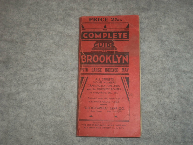 1931 COMPLETE GUIDE TO BROOKLYN - J 6322