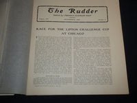 1904 SEPTEMBER THE RUDDER MAGAZINE - VOLUME 15 NO. 9 - NICE PHOTOS - J 9506